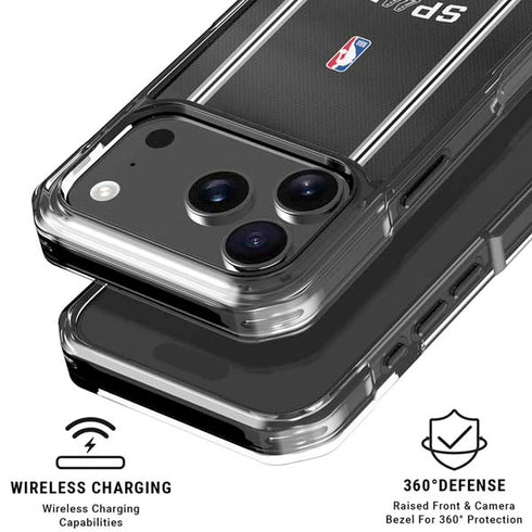 NBA San Antonio Spurs Jersey iPhone 18 Pro Clear Case