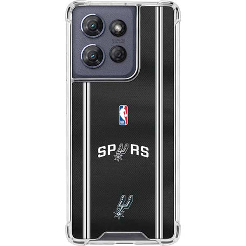 NBA San Antonio Spurs Jersey Moto G Stylus 5G (2025) Clear Case