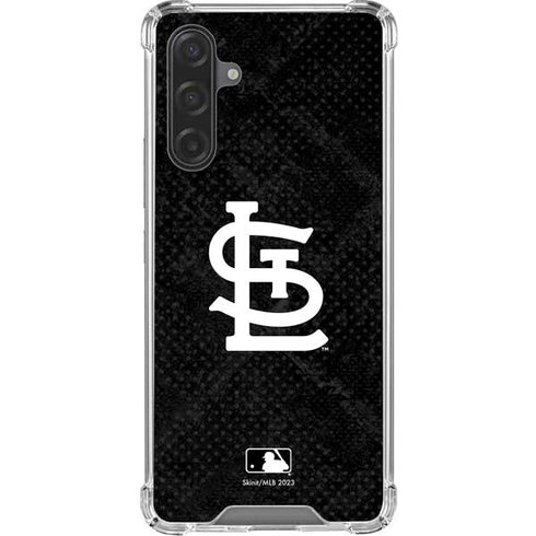 MLB St Louis Cardinals Dark Wash Galaxy A17 Clear Case