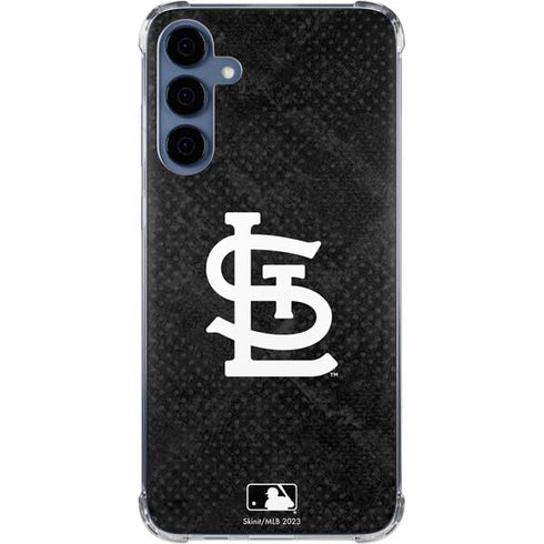 MLB St Louis Cardinals Dark Wash Galaxy A35 5G Clear Case