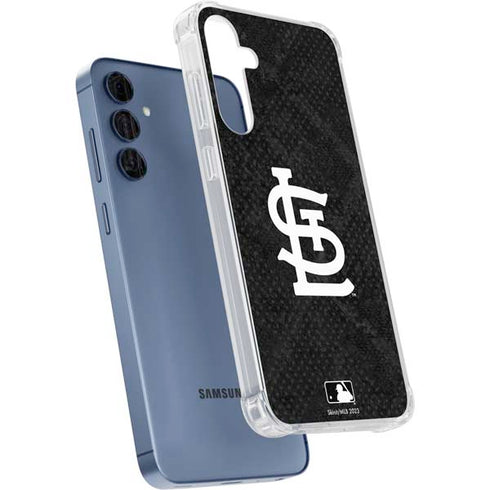 MLB St Louis Cardinals Dark Wash Galaxy A35 5G Clear Case