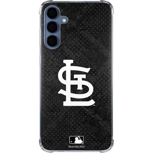 MLB St Louis Cardinals Dark Wash Galaxy A55 5G Clear Case
