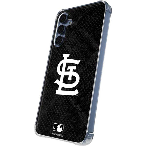 MLB St Louis Cardinals Dark Wash Galaxy A55 5G Clear Case