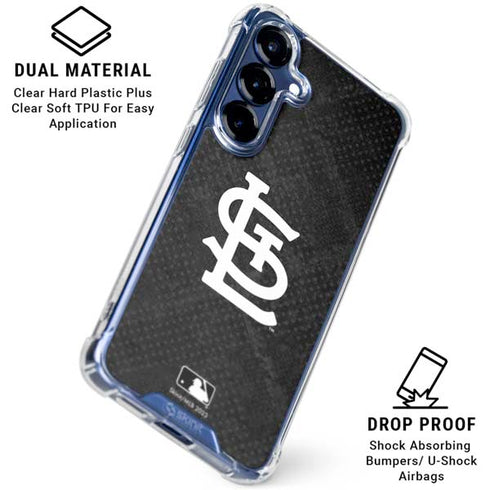 MLB St Louis Cardinals Dark Wash Galaxy S25 Clear Case