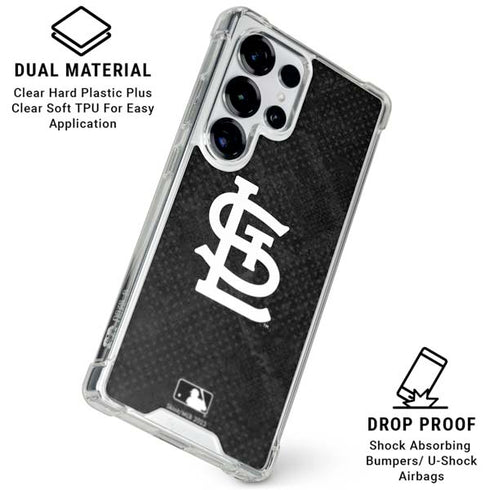MLB St Louis Cardinals Dark Wash Galaxy S25 Ultra Clear Case
