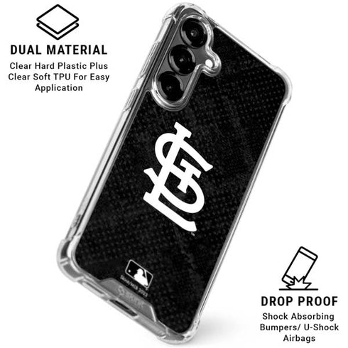 MLB St Louis Cardinals Dark Wash Galaxy S26 Clear Case