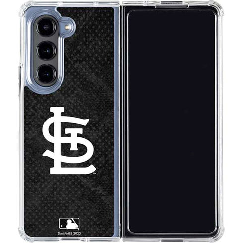 MLB St Louis Cardinals Dark Wash Galaxy Z Fold5 5G Clear Case