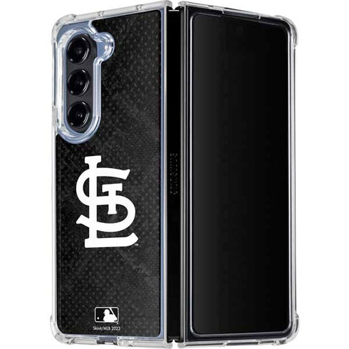 MLB St Louis Cardinals Dark Wash Galaxy Z Fold5 5G Clear Case