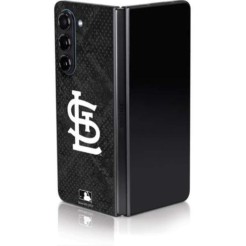 MLB St Louis Cardinals Dark Wash Galaxy Z Fold5 5G Skin