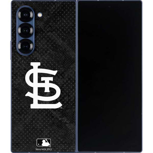 MLB St Louis Cardinals Dark Wash Galaxy Z Fold6 Skin