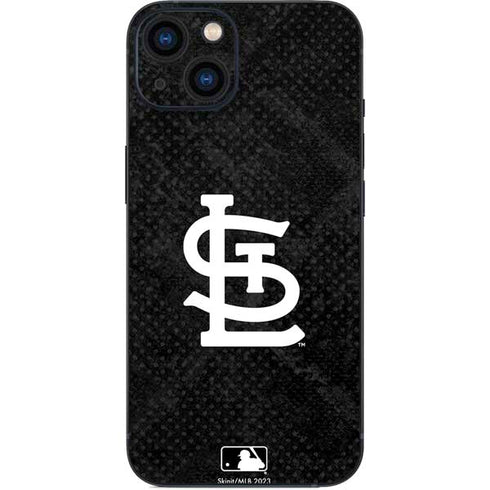 MLB St Louis Cardinals Dark Wash iPhone Skins