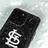 MLB St Louis Cardinals Dark Wash iPhone 15 Pro Waterproof Case