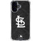 MLB St Louis Cardinals Dark Wash iPhone 16 Plus Clear Case
