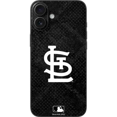 MLB St Louis Cardinals Dark Wash iPhone 16 Plus Skin