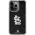 MLB St Louis Cardinals Dark Wash iPhone 16 Pro Clear Case