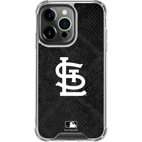 MLB St Louis Cardinals Dark Wash iPhone 16 Pro Max Clear Case