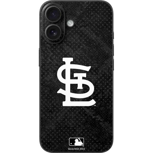 MLB St Louis Cardinals Dark Wash iPhone 16 Skin