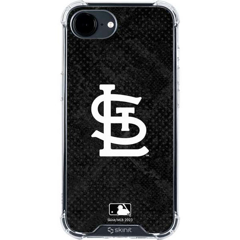 MLB St Louis Cardinals Dark Wash iPhone 16e Clear Case