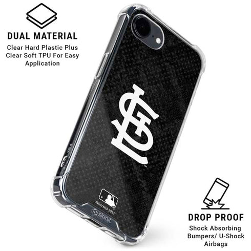 MLB St Louis Cardinals Dark Wash iPhone 16e Clear Case