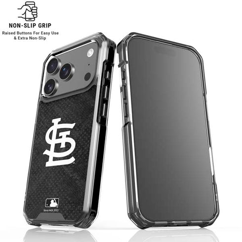 MLB St Louis Cardinals Dark Wash iPhone 18 Pro Clear Case
