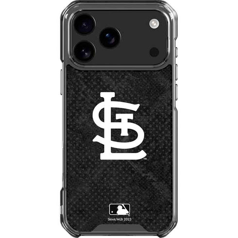 MLB St Louis Cardinals Dark Wash iPhone 18 Pro Max Clear Case