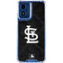 MLB St Louis Cardinals Dark Wash Moto G Play 4G (2024) Clear Case