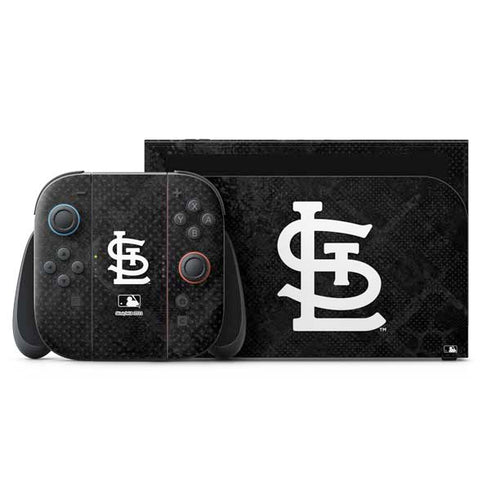 MLB St Louis Cardinals Dark Wash Nintendo Skins