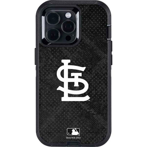 MLB St Louis Cardinals Dark Wash Otterbox Defender iPhone Skin