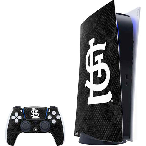MLB St Louis Cardinals Dark Wash PlayStation PS5 Skins