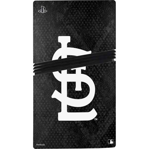 MLB St Louis Cardinals Dark Wash PS5 Pro Console Skin
