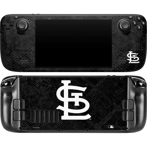 MLB St Louis Cardinals Dark Wash Steam Deck Handheld Gaming Computer OLED Skin