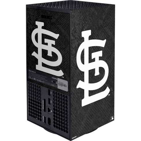 MLB St Louis Cardinals Dark Wash Xbox Series X Bundle Skin