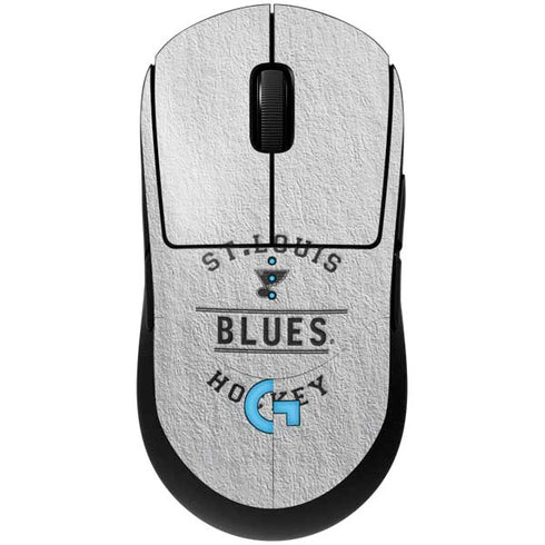 NHL St. Louis Blues Black Text G Pro Wireless Gaming Mouse Skin