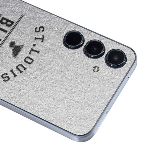 NHL St. Louis Blues Black Text Galaxy A55 5G Skin