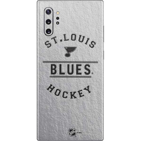 NHL St. Louis Blues Black Text Galaxy Note 10 Plus Skin