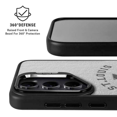 NHL St. Louis Blues Black Text Galaxy S25 Kickstand Case