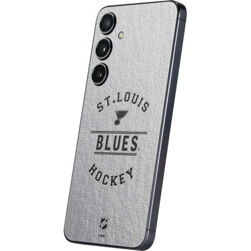 NHL St. Louis Blues Black Text Galaxy S25 Plus Skin