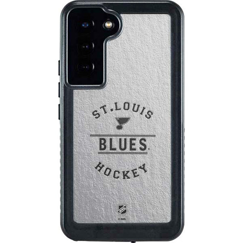 NHL St. Louis Blues Black Text Galaxy S24 Plus Waterproof Case