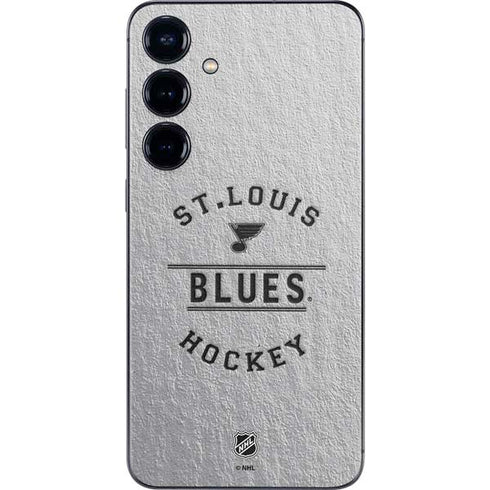 NHL St. Louis Blues Black Text Galaxy S25 Skin