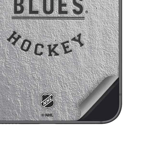 NHL St. Louis Blues Black Text Galaxy S24 Skin