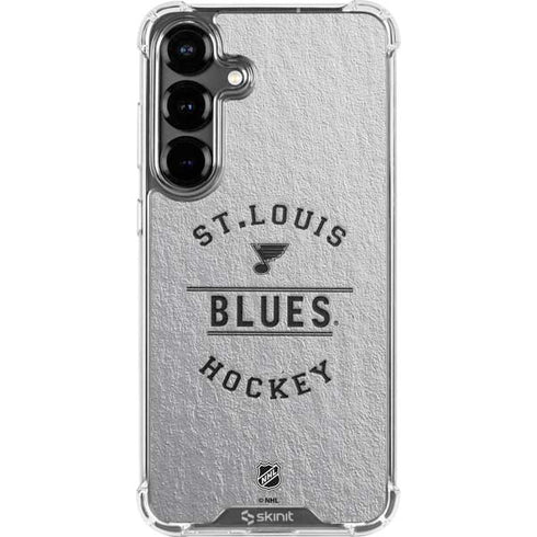 NHL St. Louis Blues Black Text Galaxy S26 Plus Clear Case