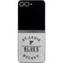NHL St. Louis Blues Black Text Galaxy Z Flip6 Skin