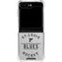 NHL St. Louis Blues Black Text Galaxy Z Flip6 Clear Case
