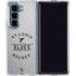 NHL St. Louis Blues Black Text Galaxy Z Fold5 5G Clear Case