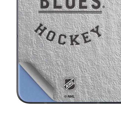 NHL St. Louis Blues Black Text Galaxy Z Fold5 5G Skin