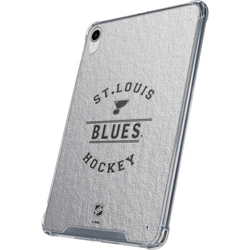 NHL St. Louis Blues Black Text iPad 11th Gen (2025) Clear Case