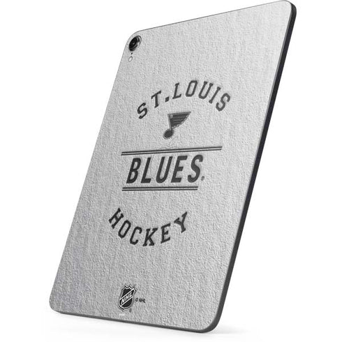 NHL St. Louis Blues Black Text Apple iPad Pro Skin