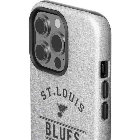 NHL St. Louis Blues Black Text iPhone 15 Pro Impact Case