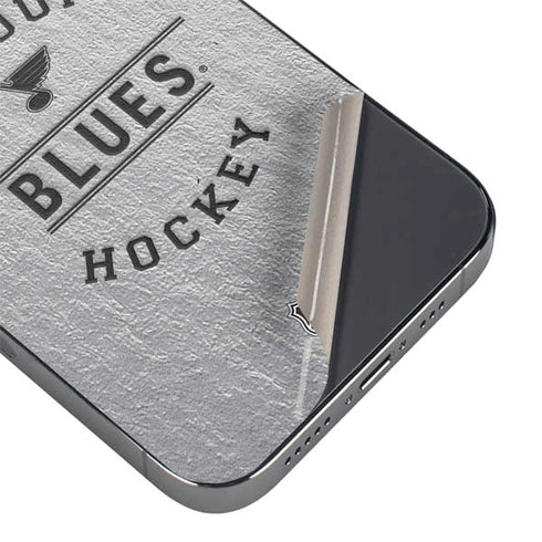 NHL St. Louis Blues Black Text iPhone 15 Pro Max Skin