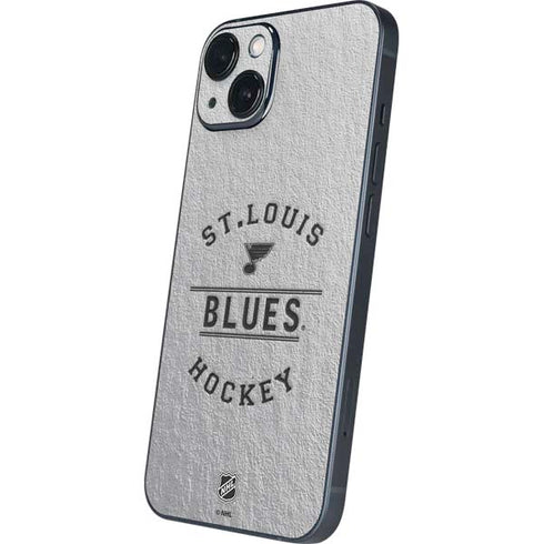 NHL St. Louis Blues Black Text iPhone 15 Skin